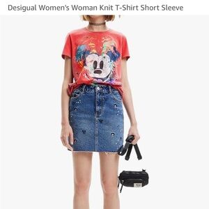 Desigual Blue Denim Skirt